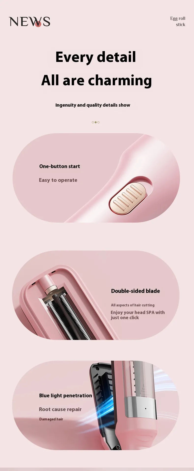 Koala™ Cordless Hair Ends Split Trimmer